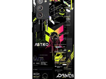 Astro Glitch Glass Case for Samsung Galaxy Note 20 Online