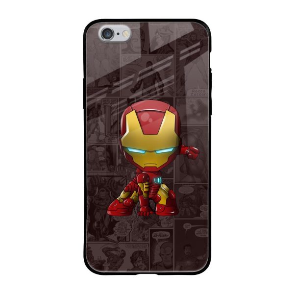 Angry Baby Super Hero Glass Case for iPhone 6S For Sale