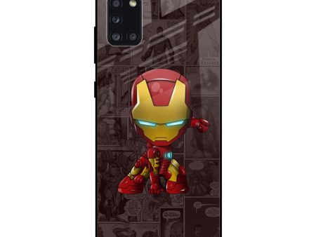 Angry Baby Super Hero Glass Case for Samsung Galaxy A31 Supply