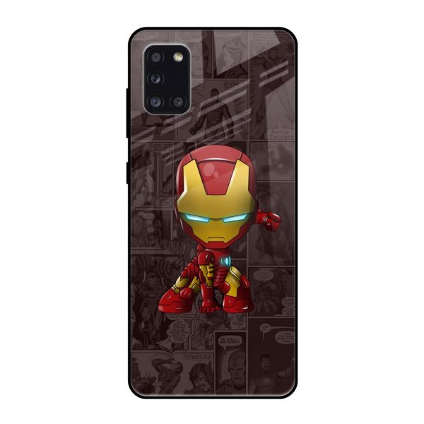 Angry Baby Super Hero Glass Case for Samsung Galaxy A31 Supply