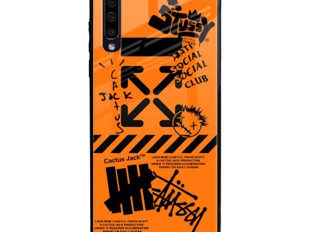 Anti Social Club Glass Case for Samsung Galaxy A50 For Sale