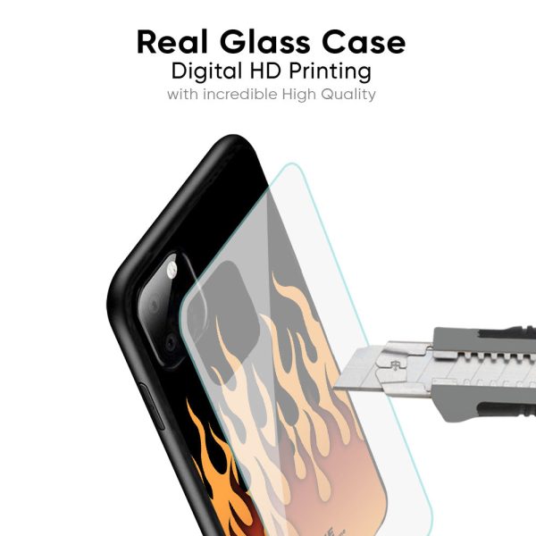 Fire Flame Glass Case for Realme C3 Online Hot Sale