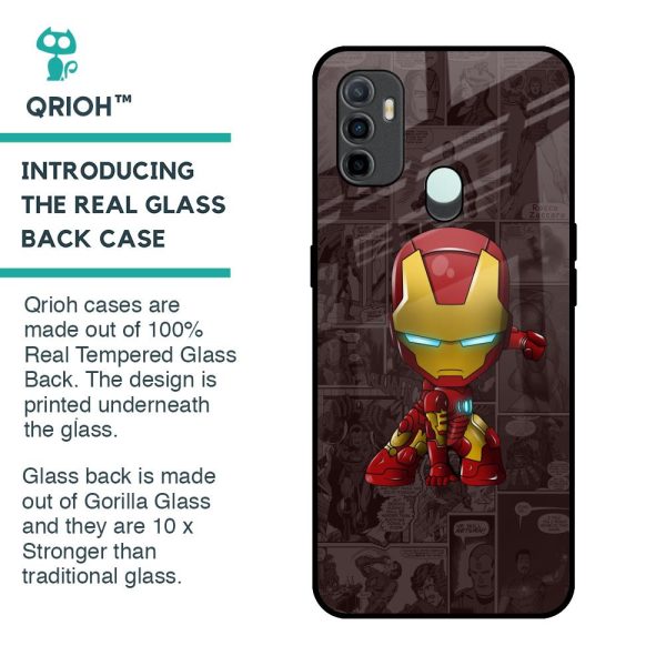 Angry Baby Super Hero Glass Case for Oppo A33 Hot on Sale