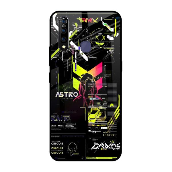 Astro Glitch Glass Case for Vivo Z1 Pro Cheap