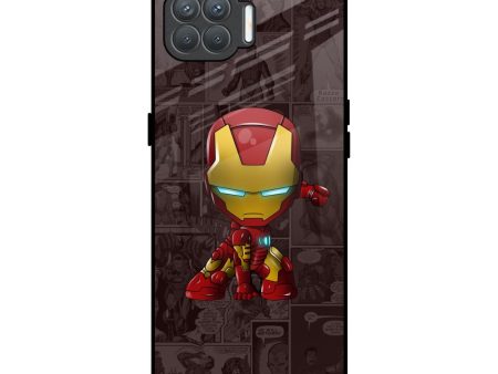 Angry Baby Super Hero Glass Case for Oppo F17 Pro Fashion