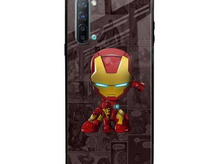 Angry Baby Super Hero Glass Case for Oppo Reno 3 For Discount