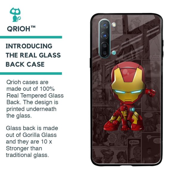 Angry Baby Super Hero Glass Case for Oppo Reno 3 For Discount