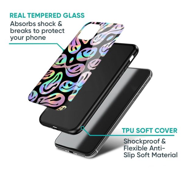 Acid Smile Glass Case for Vivo Y20 on Sale