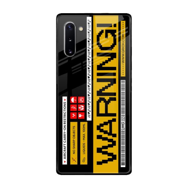 Aircraft Warning Glass Case for Samsung Galaxy Note 10 Online Hot Sale