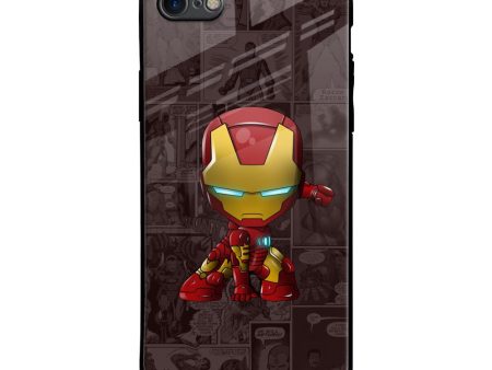 Angry Baby Super Hero Glass Case for iPhone SE 2020 Supply