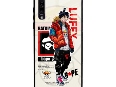 Bape Luffy Glass Case for Samsung Galaxy A50 Supply