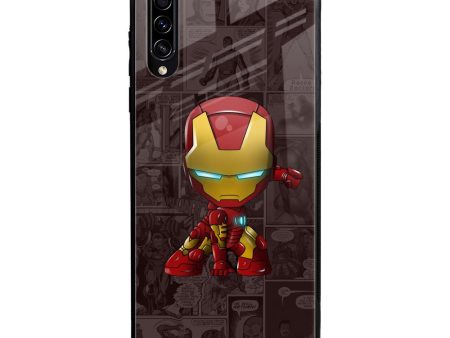 Angry Baby Super Hero Glass Case for Samsung Galaxy A50s For Sale