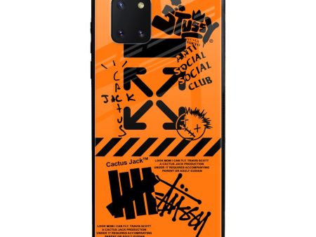 Anti Social Club Glass Case for Samsung Galaxy Note 10 lite For Sale