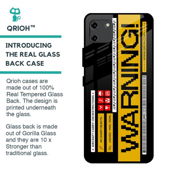 Aircraft Warning Glass Case for Realme C11 Fashion