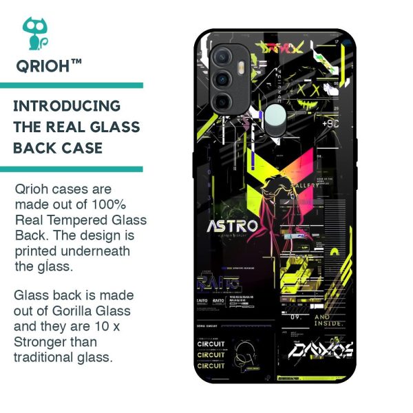 Astro Glitch Glass Case for Oppo A33 For Discount