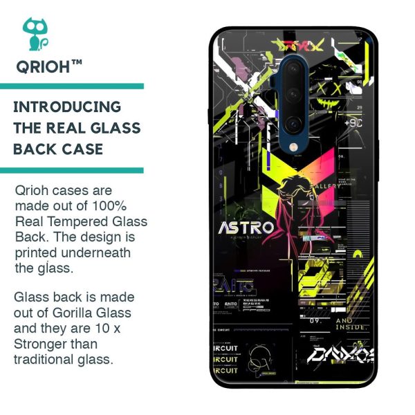 Astro Glitch Glass Case for OnePlus 7T Pro For Discount