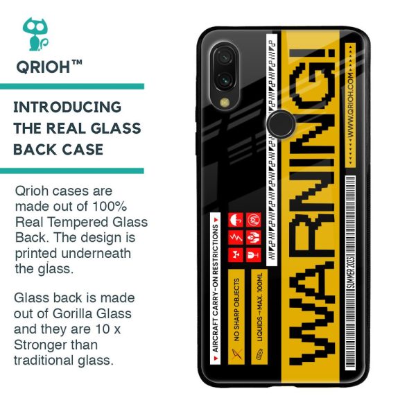 Aircraft Warning Glass Case for Xiaomi Redmi Note 7 Pro Online Sale