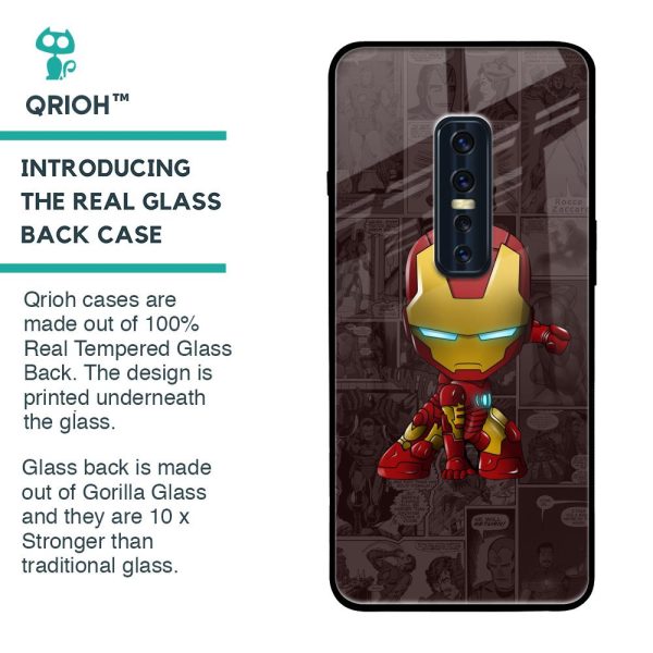 Angry Baby Super Hero Glass Case for Vivo V17 Pro Online Hot Sale