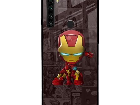 Angry Baby Super Hero Glass Case for Xiaomi Redmi Note 8 Fashion