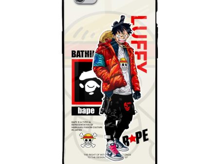 Bape Luffy Glass Case for iPhone 6S Online now