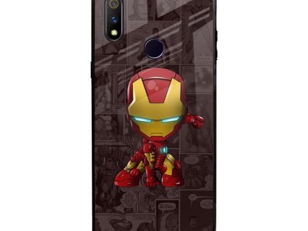 Angry Baby Super Hero Glass Case for Realme 3 Pro For Cheap