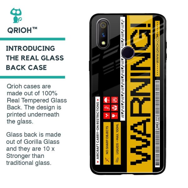 Aircraft Warning Glass Case for Realme 3 Pro Fashion