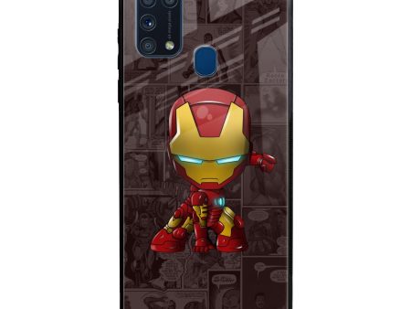 Angry Baby Super Hero Glass Case for Samsung Galaxy M31 Cheap