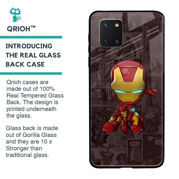 Angry Baby Super Hero Glass Case for Samsung Galaxy Note 10 lite For Sale