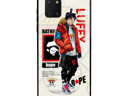 Bape Luffy Glass Case for Samsung Galaxy Note 10 lite Online now