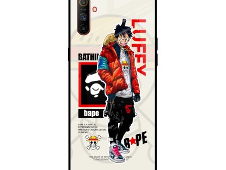 Bape Luffy Glass Case for Realme C3 Discount