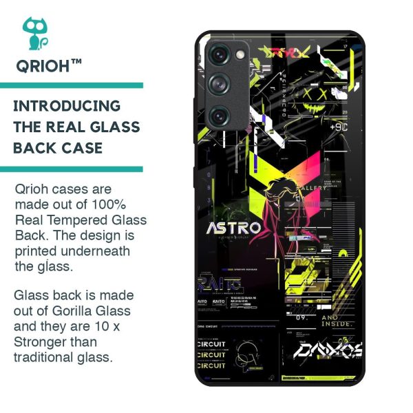 Astro Glitch Glass Case for Samsung Galaxy S20 FE Online Hot Sale