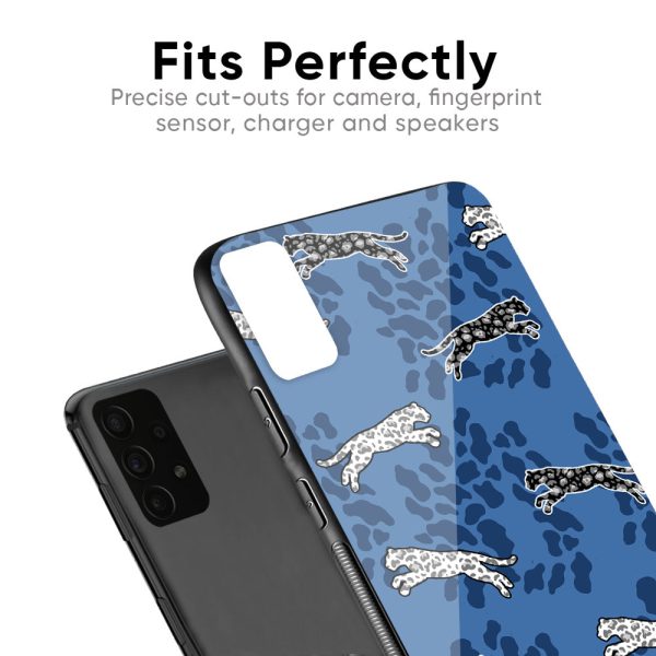 Blue Cheetah Glass Case for Xiaomi Redmi Note 8 Pro For Cheap