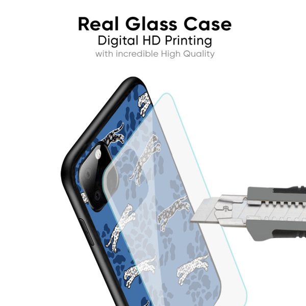 Blue Cheetah Glass Case for Xiaomi Redmi Note 8 Pro For Cheap