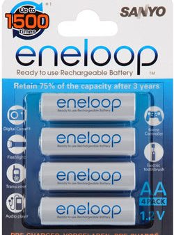 Sanyo Eneloop AA Battery 4PK Sale