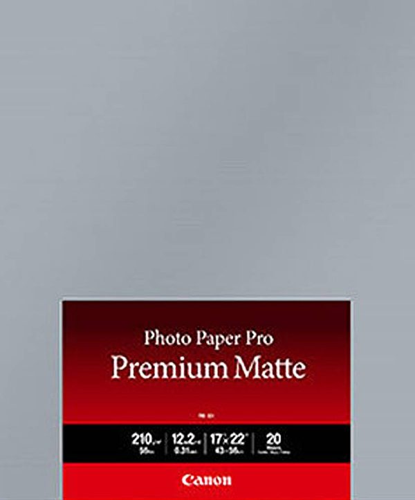 Canon Photo Paper Pro Premium Matte 17x22 | 20 Sheets Fashion